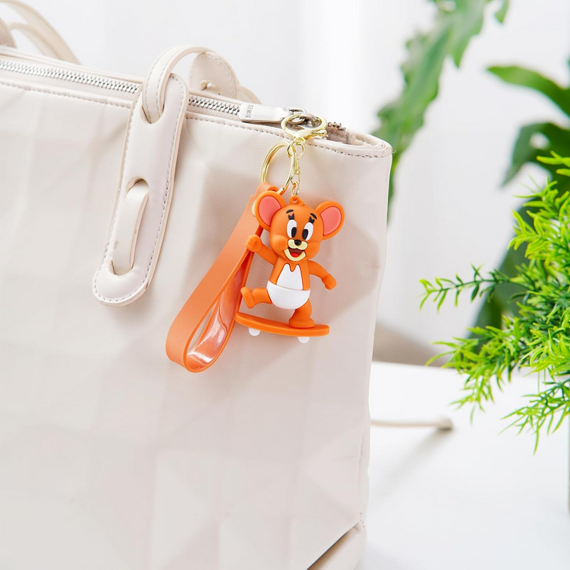 Tom and Jerry Skateboard 3D Keychain (12pcs Packet) 