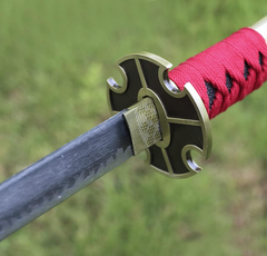 Red Sandai Kiketsu Zoro One piece Anime wooden Katana 104cm