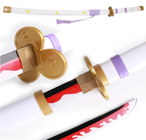 Ame No Habakiri One piece Anime White Enma Wooden Katana 104cm