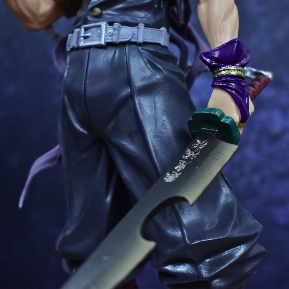 Anibox Demon Slayer Tengen Uzui Sound Hashira Action Figure – 30cm