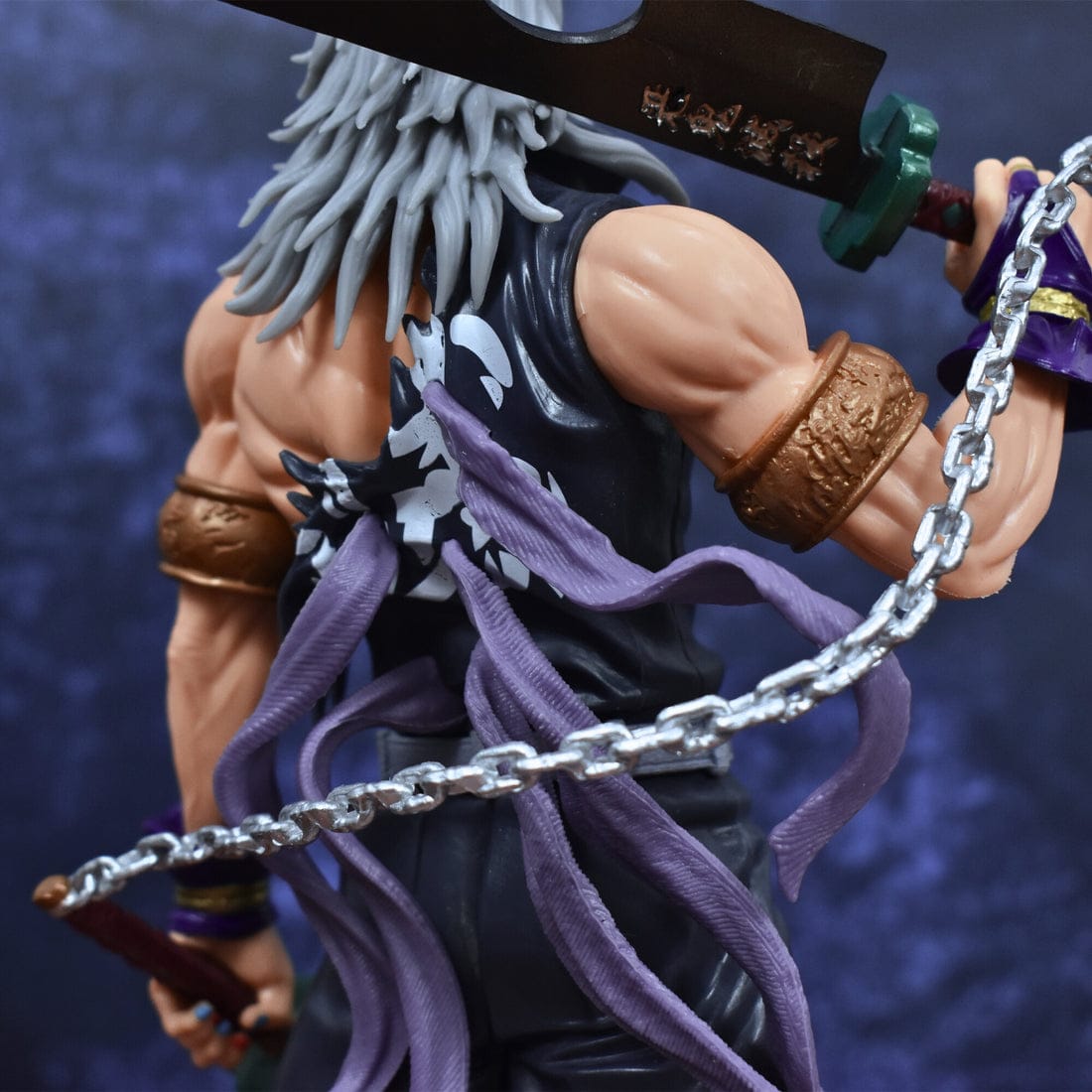 Anibox Demon Slayer Tengen Uzui Sound Hashira Action Figure – 30cm