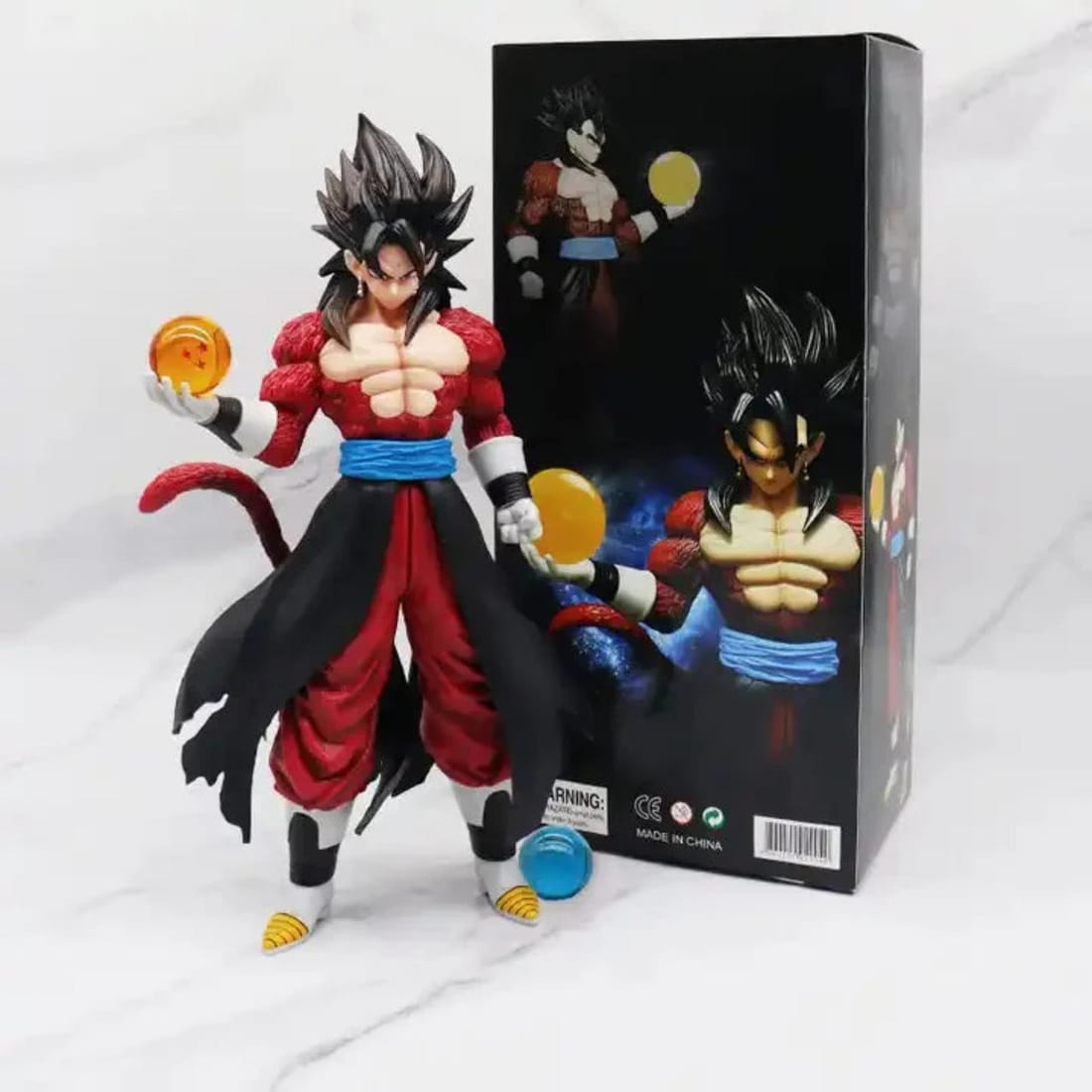 Anibox Dragon Ball Vegetto Super Saiyan 4 Action Figure - 30cm
