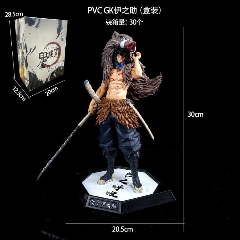 Anibox Demon Slayer: Kimetsu no Yaiba Inosuke Hashibira Action Figure - 30cm