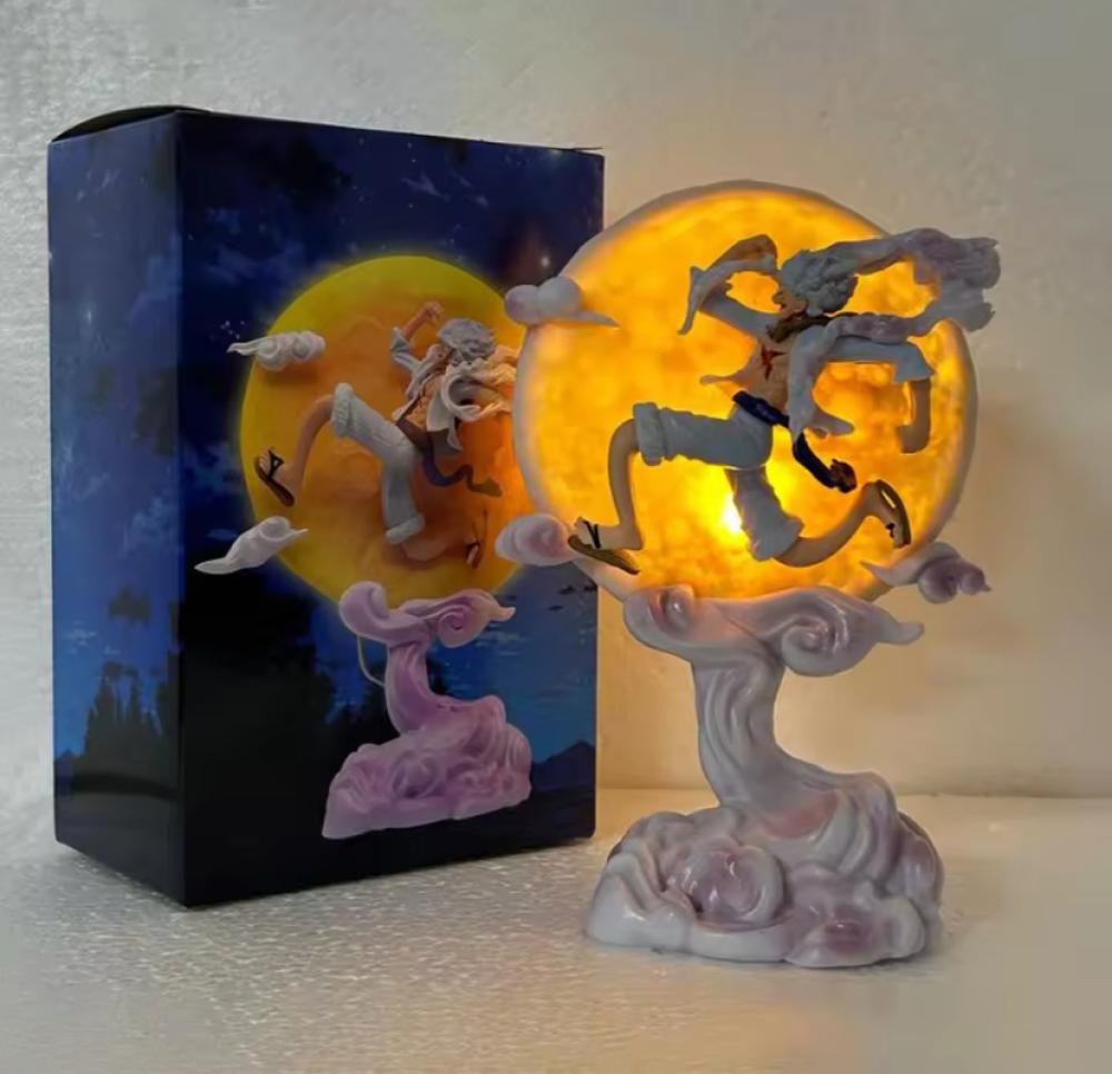 Anibox Action Figure with LED Moon Lamp Backdrop - 35cm