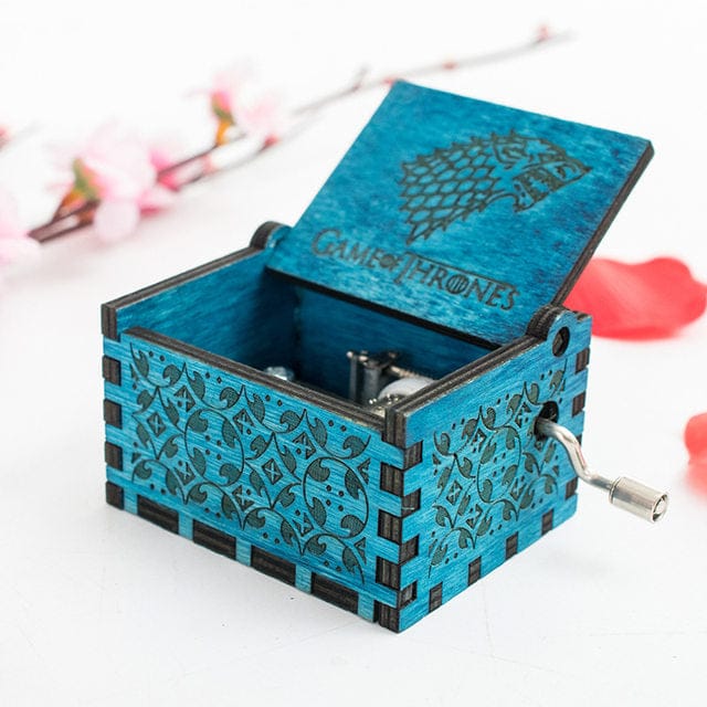 Anibox Musical Box - Hand Engraved Vintage Music Box