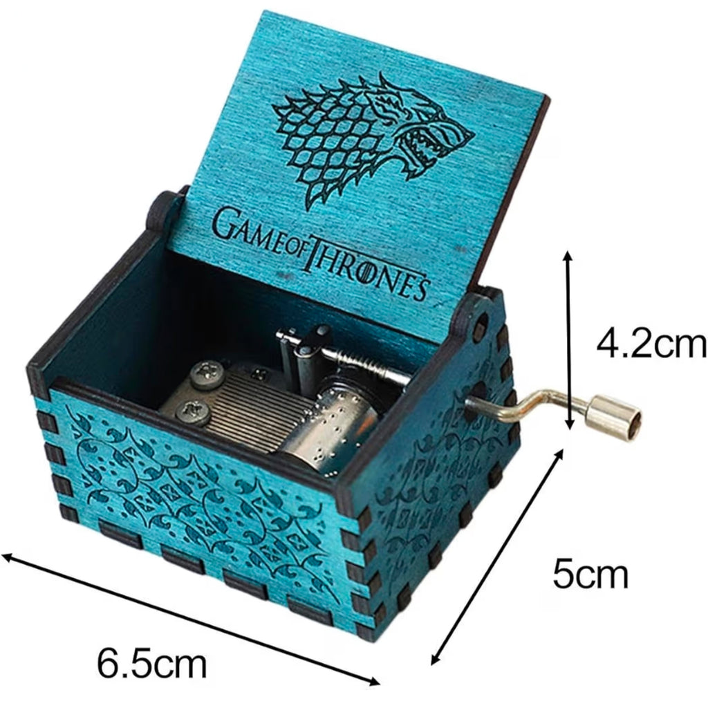 Anibox Musical Box - Hand Engraved Vintage Music Box