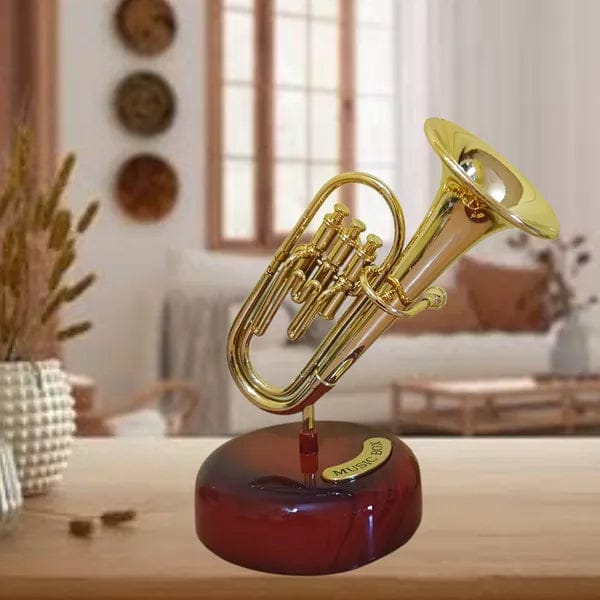 Anibox Winsome Collection Tuba Music Box Musical Decorative Showpiece