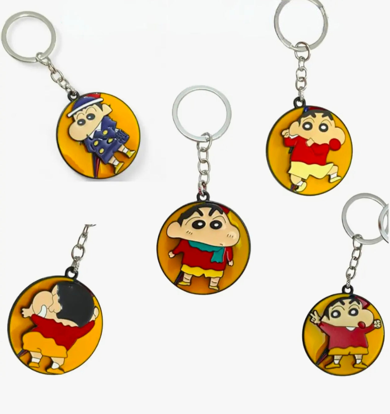 Anibox Cartoon Metal Rotating Keychain