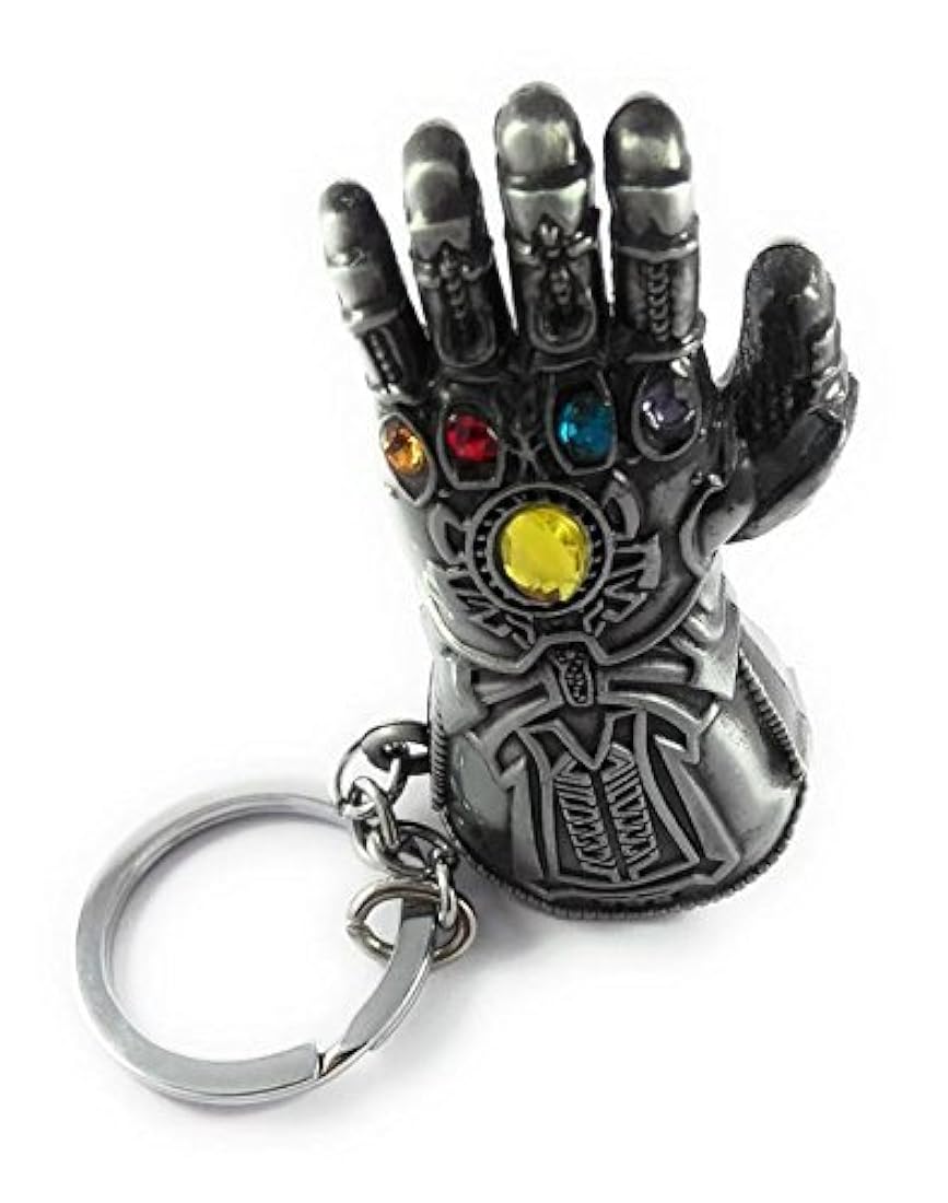 Anibox Metal Keychain - 3D Silver Hand