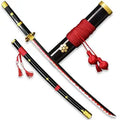 Black Wooden Katana, Fully Assembled, Heavy Quality, 104cm