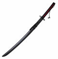 Katana Sword, Black with Red Handle Wrap, Japanese Style, 104cm