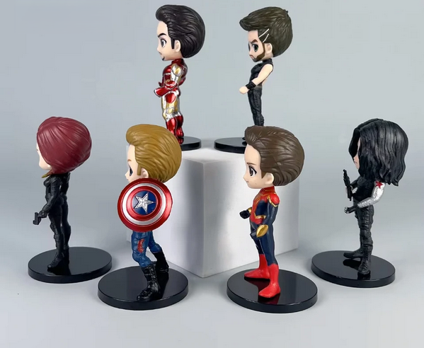 Avengers 6pcs Set Action Figure 10cm